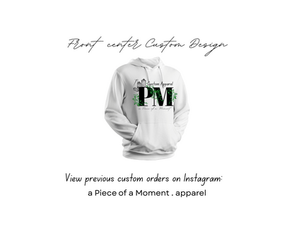 Center chest embroidery