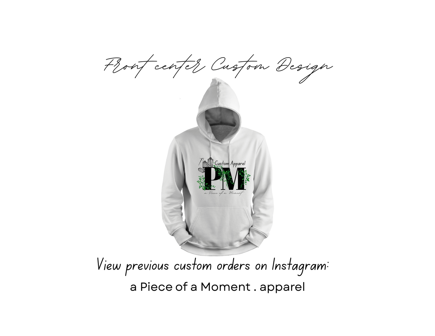 Center chest embroidery